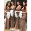 Sexy Split Mermaid Long Wedding Party Cheap Bridesmaid Dresses, WG485