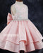 Cute Pretty Pink Sleeveless Wedding  Flower Girl Dresses, FGD009