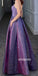 Beautiful Sky Spaghetti Strap Long Prom Dresses PG1186