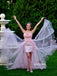 Sexy Pink Sweetheart Tulle Short Prom Dresses PG1210