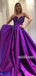 Sweetheart A-line Purple Long Prom Dresses PG1131