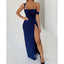 Sexy Unique Side Slit Mermaid Long Prom Dresses, MD1129