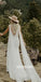 Unique V-Back Sleeveless Mermaid  Long Wedding Dresses WDH003