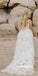 Elegant V-neck Princess Long Wedding Dress WDH055