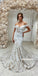 Elegant Off Shoulder Mermaid Long Wedding Dress WDH054