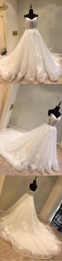 Online Popular Elegant Long Cheap Bridal Wedding Dress, WG684