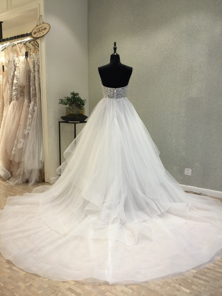 Sweeheart Elegant A Line Pretty Long Wedding Dresses, WG1231