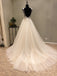 Popular Cheap Open Back Charming Applique Tulle Long Wedding Dresses, WG1226