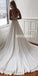 A-line Spaghetti Strap Long Wedding Dresses YH1110