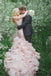 Pink Sweetheart Mermaid Lace Up Popular Cheap Wedding Dresses, WD0150