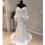 Long Sleeves Spaghetti Strap Mermaid Sexy Backless Long Wedding Dresses, WG1232