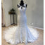 Mermaid Seen Through Back Lace Popular Long Cheap Bridal Wedding Dress, WG695