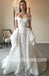 Off the Shoulder Inexpensive Elegant Lace Cheap Long Bridal Wedding Dresses, BW155